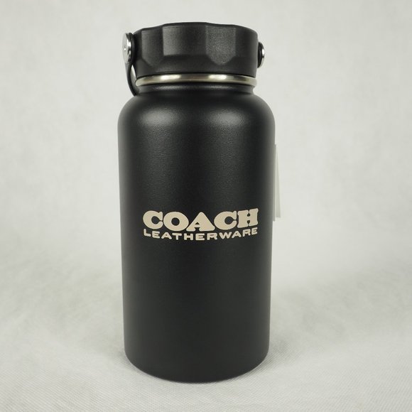 Coach Other - Coach Water Bottle Stainless Steel Plastic Silicone Lid Cap 25oz 750mL C6392G